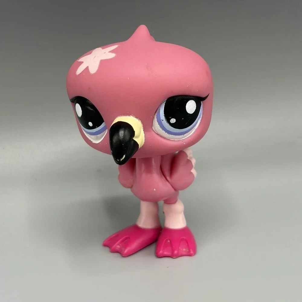 Authentic Littlest Pet Shop LPS #1827 Pink Flamingo